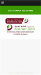 Mobile Screenshot of eastsidekosherdeli.com