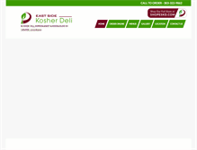 Tablet Screenshot of eastsidekosherdeli.com